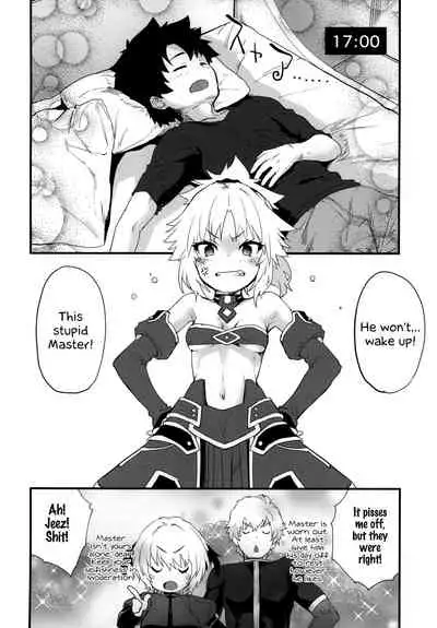 Master no Sei da zo... | This is your fault Master...