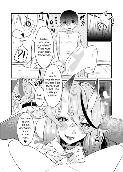 Oni to Warabe to Yume to Utsutsu to | A Boy That Gets To Fuck An Oni In His Dreams