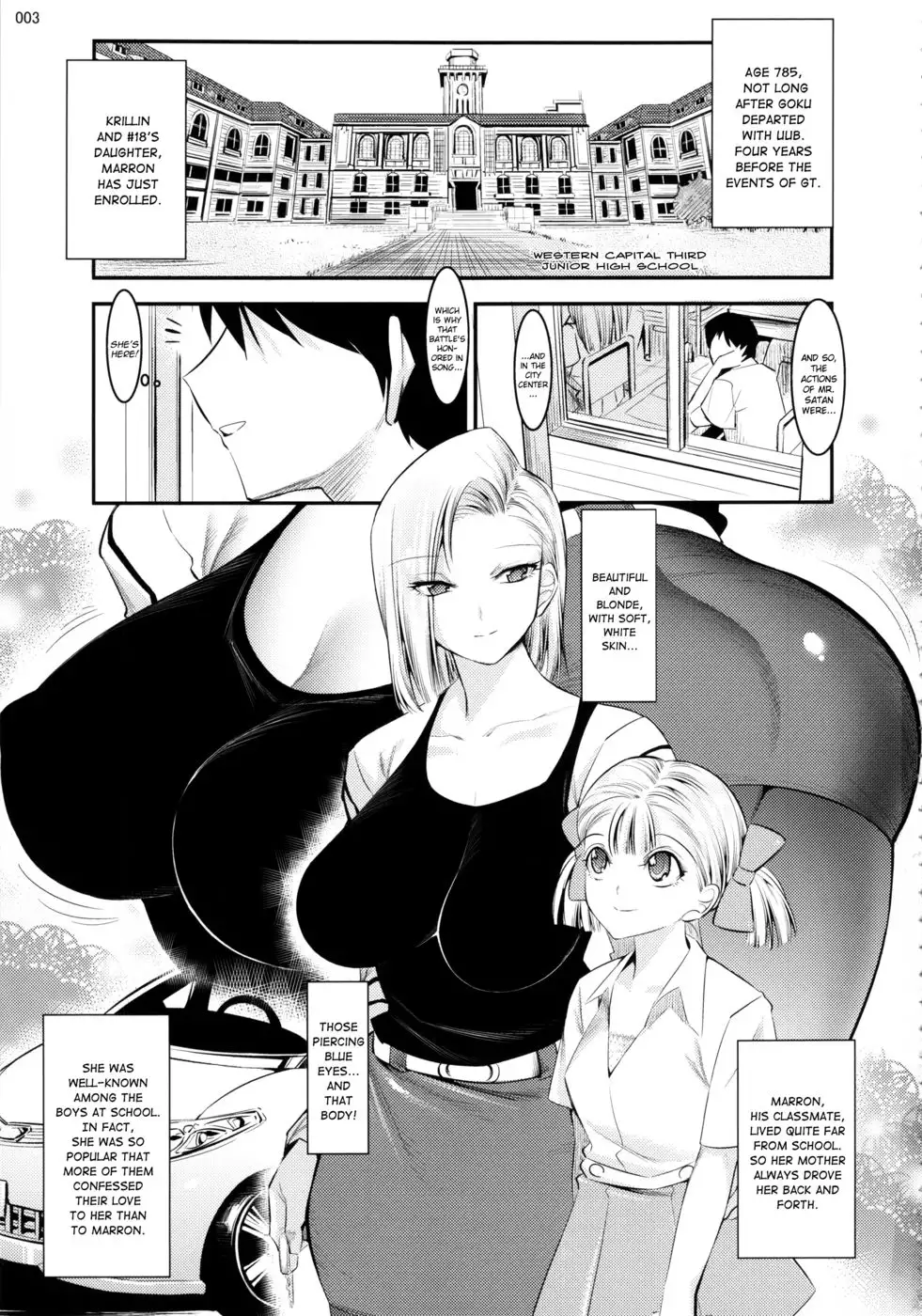 Tender First Time With Android 18
