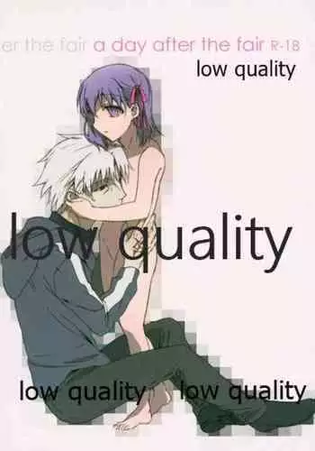 a day after the fair